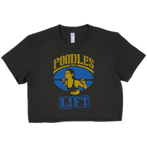 Poodles That Lift Cropped Tee